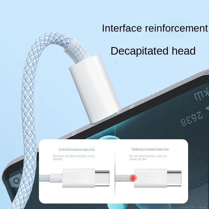 3-in-1 Fast Charging Cable with 100W Power Output – Buy 1, Get 1 FREE-Blue-1m-State of Style
