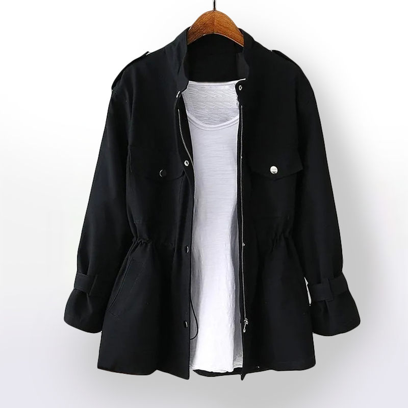 Kort dames trenchcoat – Clarisse