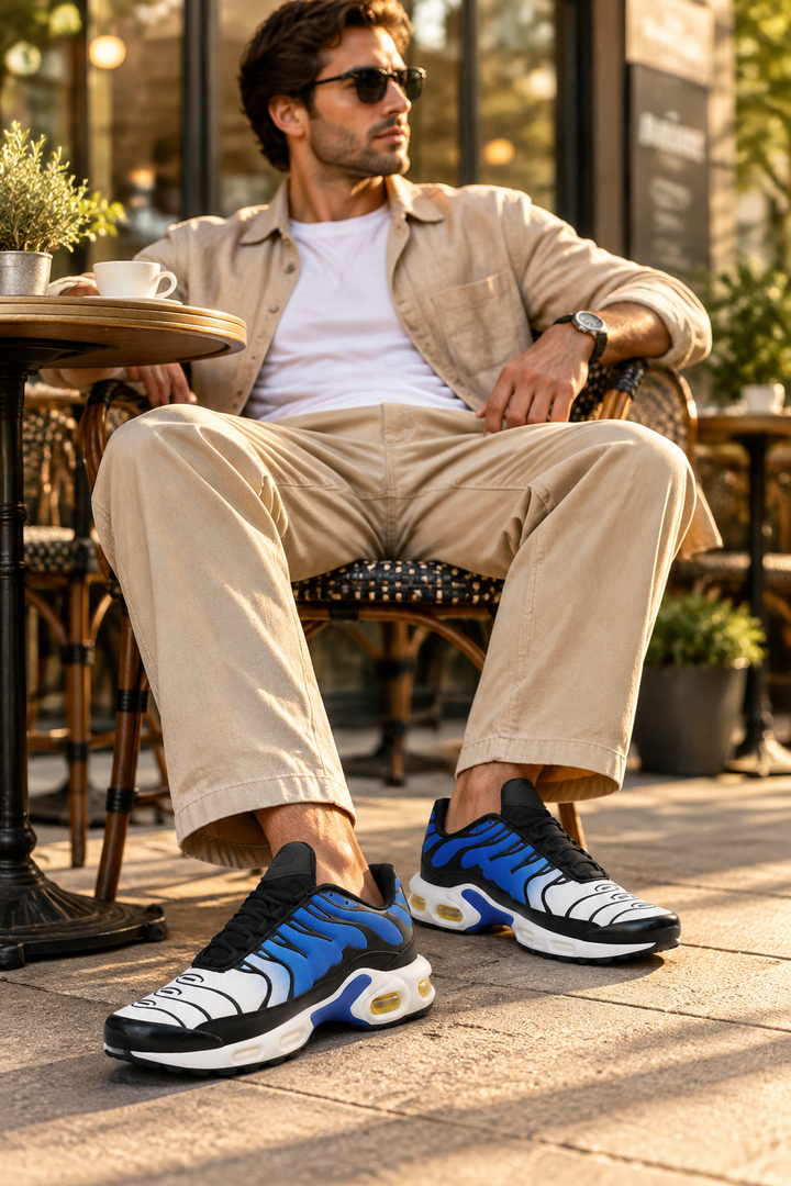 Moderne herresneakers med åndbart mesh – Axton