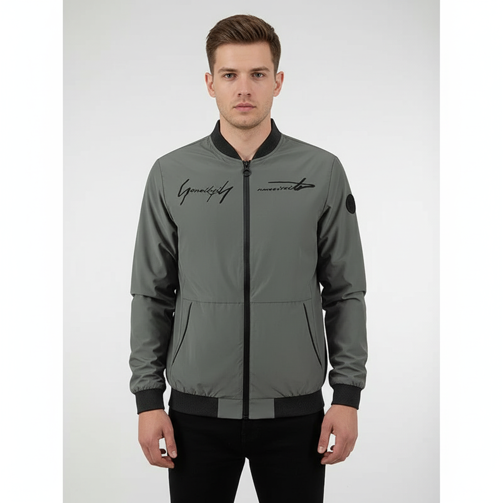 Bestickte Bomberjacke - Silas