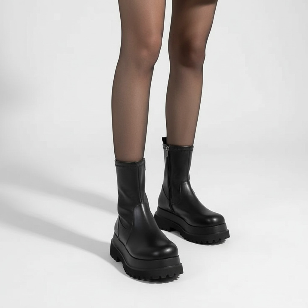Chelsea-Stiefel Mit Plattform - Antonia