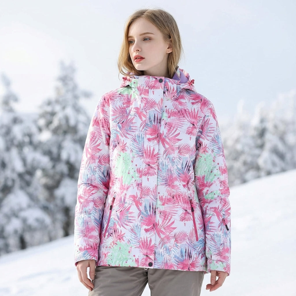 Damen Skijacke Mit Kapuze - Kaylee
