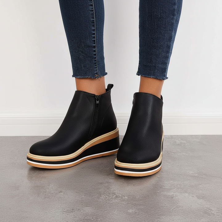 Damen Stiefeletten Mit Plateau - Natalie