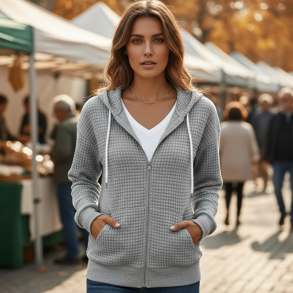 Damenjacke Mit Reißverschluss -  Claudia