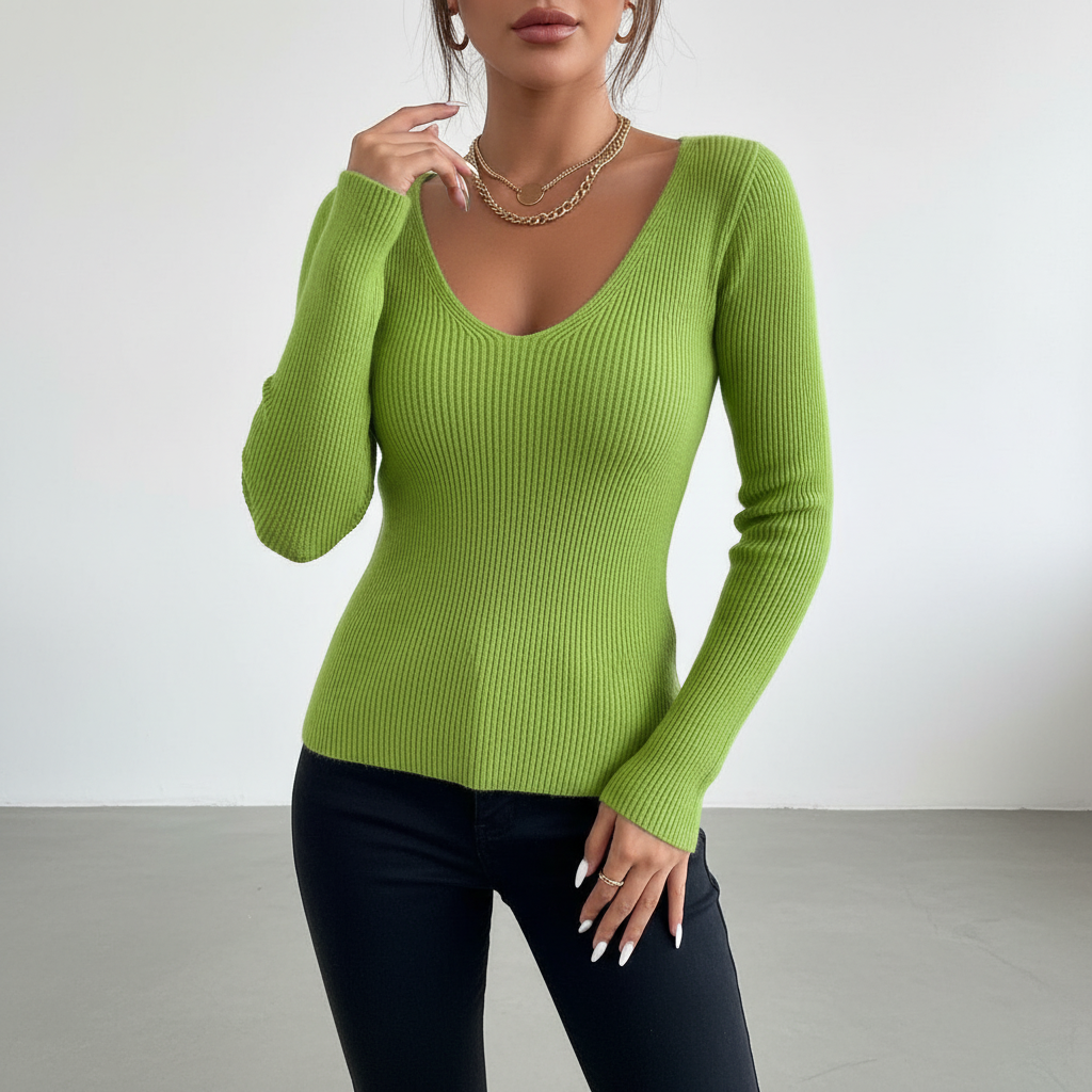 Damenstrickpullover -  Solveig