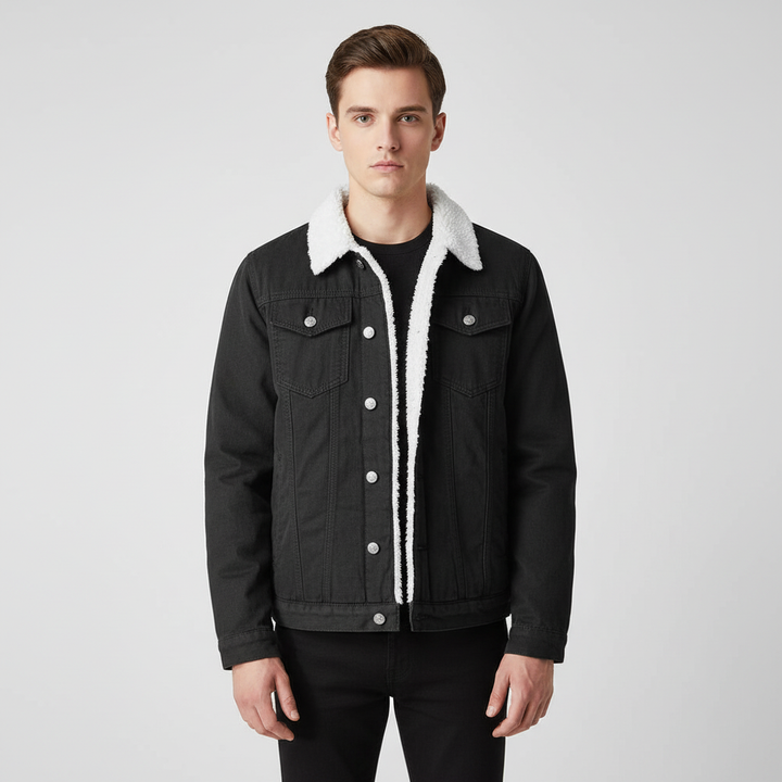 Denimjacke Mit Fleecefutter - Timur