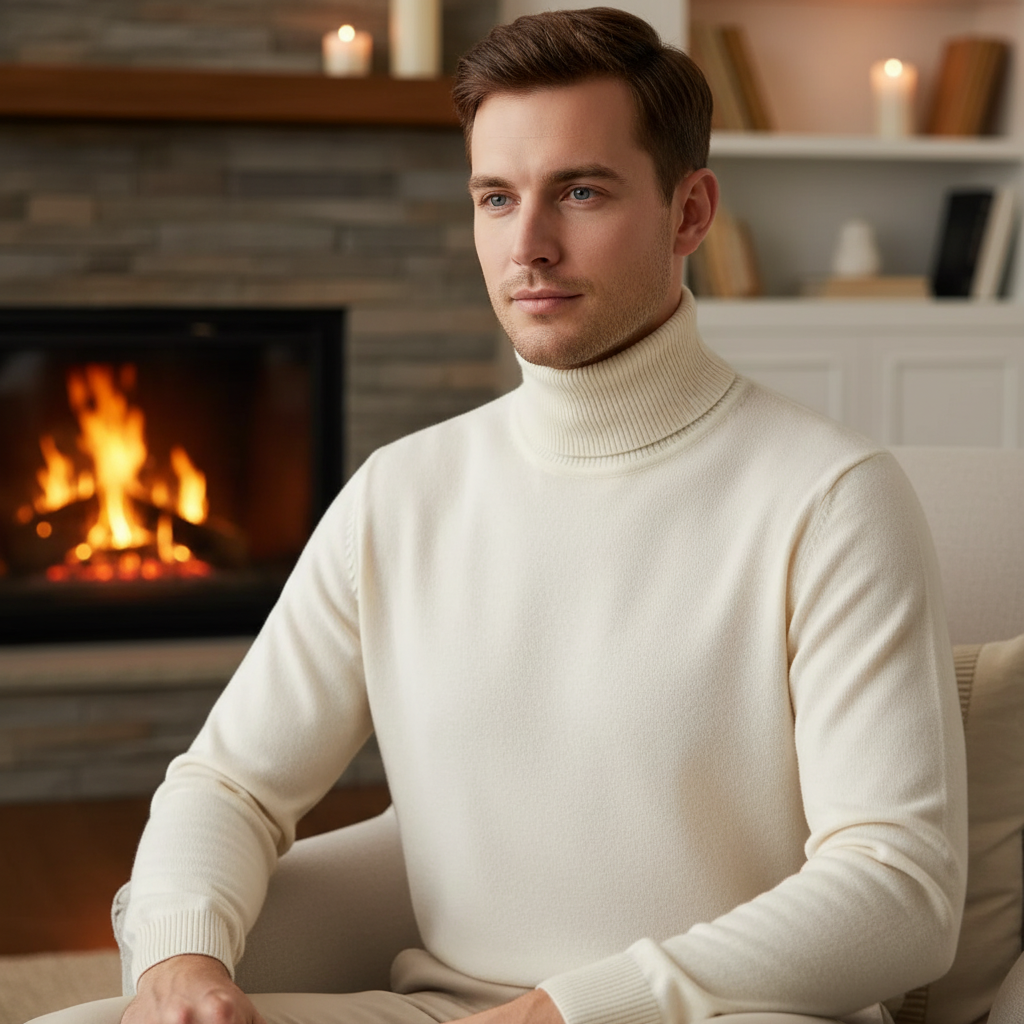 Elegant Geschnittene Rollkragenpullover - Harald