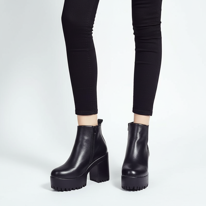 Elegante Schwarze Stiefeletten - Fiona