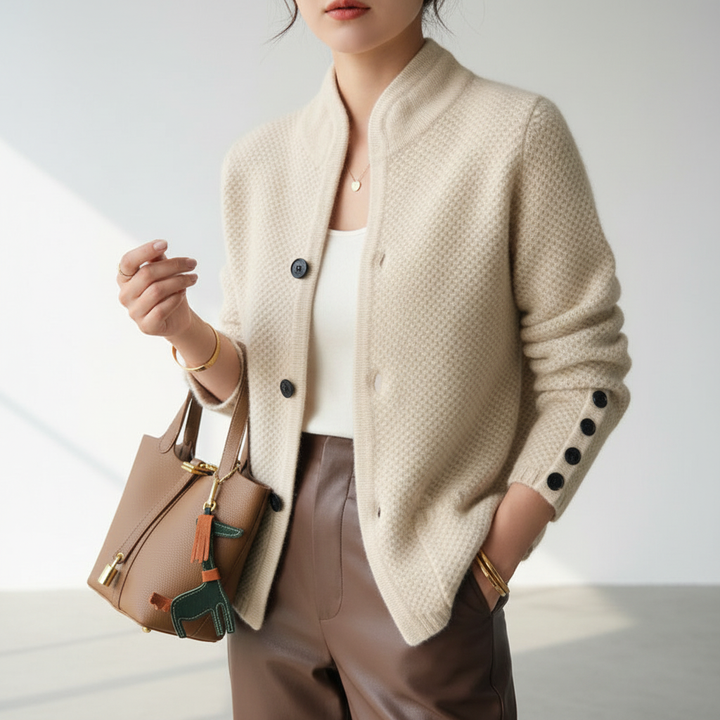 Figurbetonter Strickcardigan - Tanya