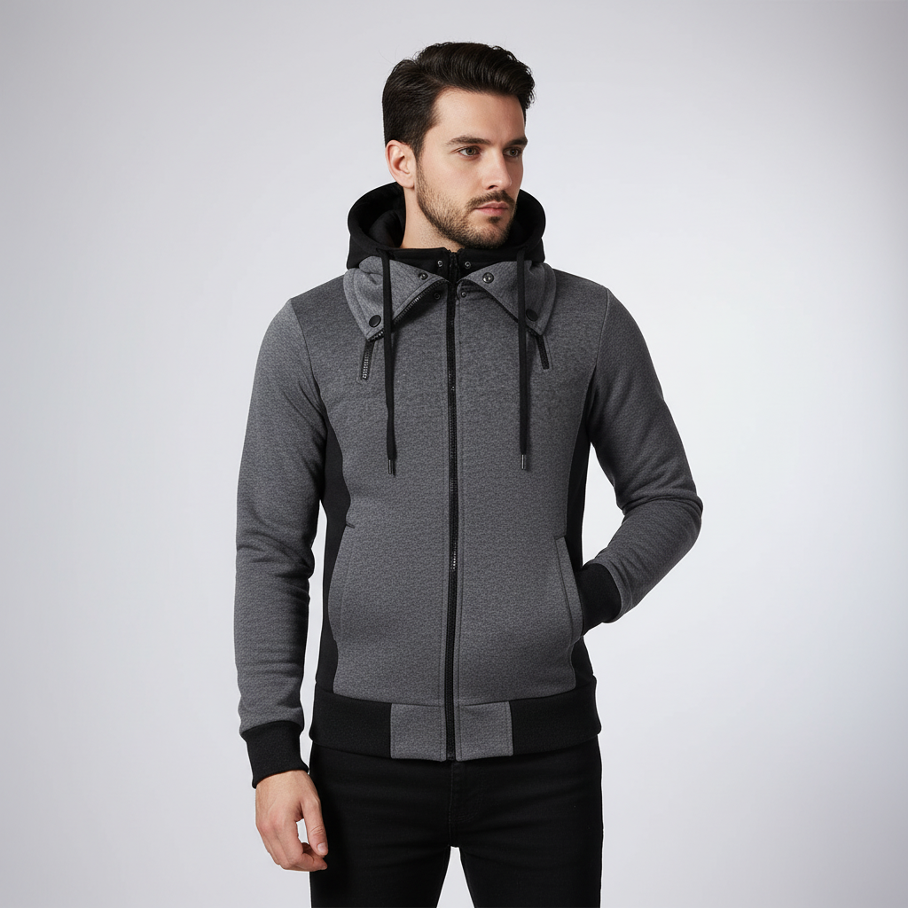 Fleecejacke Mit Kapuze - Rudolf