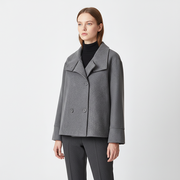 Gefütterter Damen Kurzmantel - Audrey