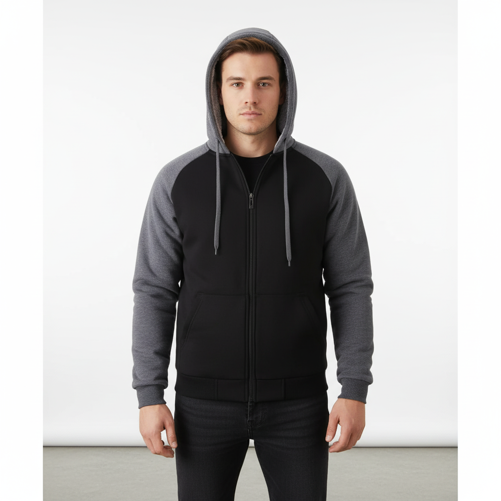 Geplüschte Herren-Hoodie - Moritz