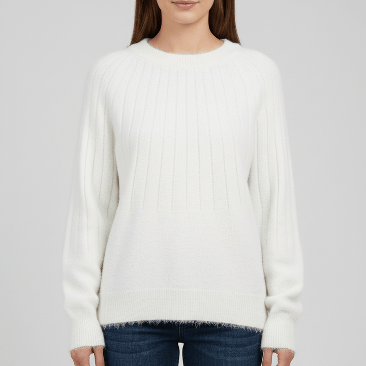 Gerippter Langarm-Pullover - Mayra