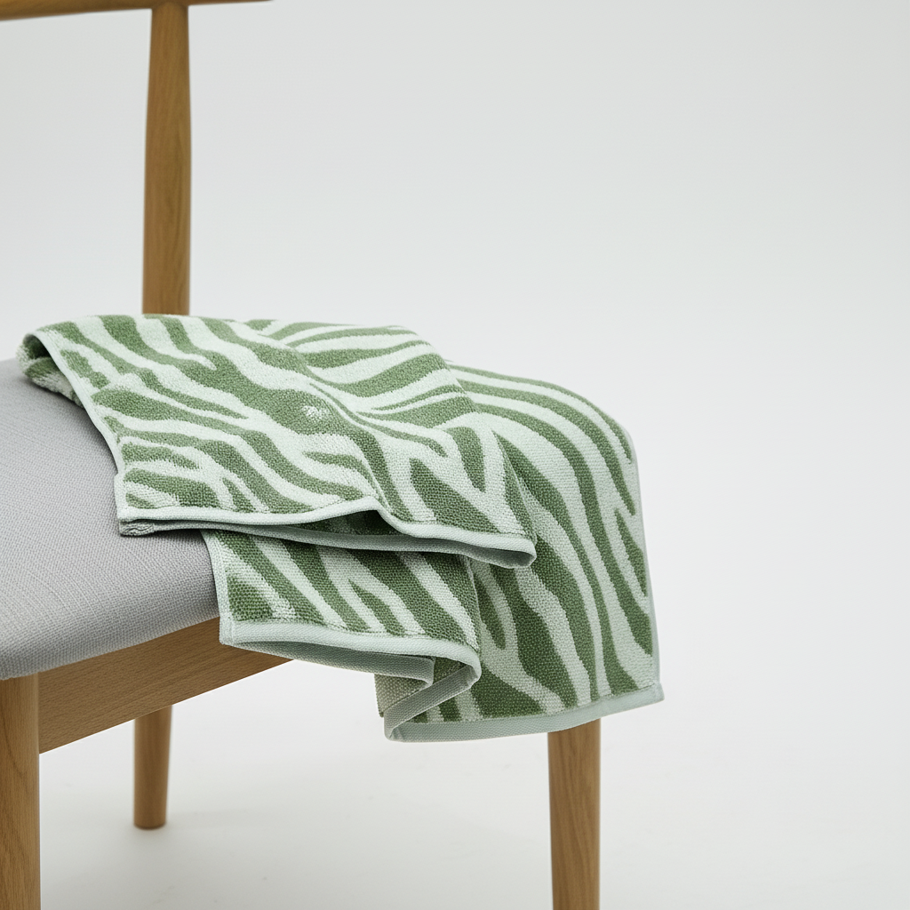 Gestreiftes Baumwollhandtuch - TigerTowel