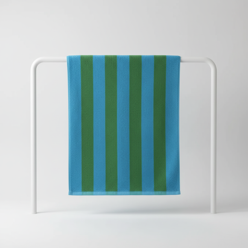 Gestreiftes Handtuch - RetroTowel