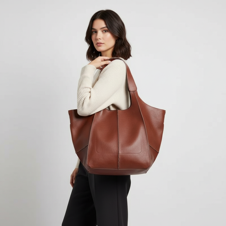 Große Vegane Ledertasche - FlexiCarry