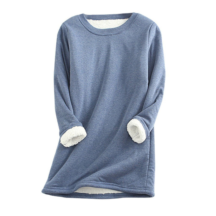 Dame-vinterfleecepullover med for – Mira