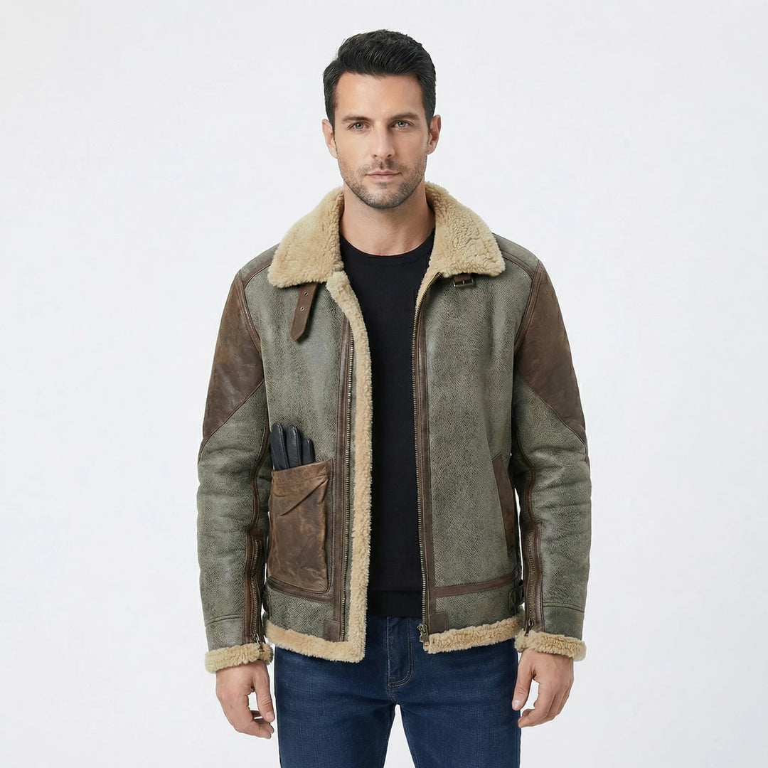 Herren-Jacke Im Lammfell-Stil - Thies