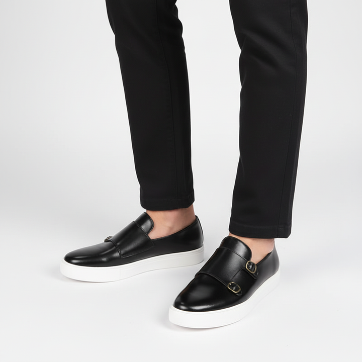 Herrenlederschuh Mit Schnallen - Glenn