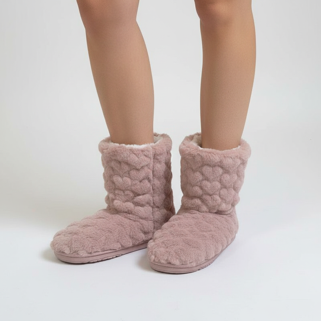Hoch Geschnittener Hausschuh - FluffBoot