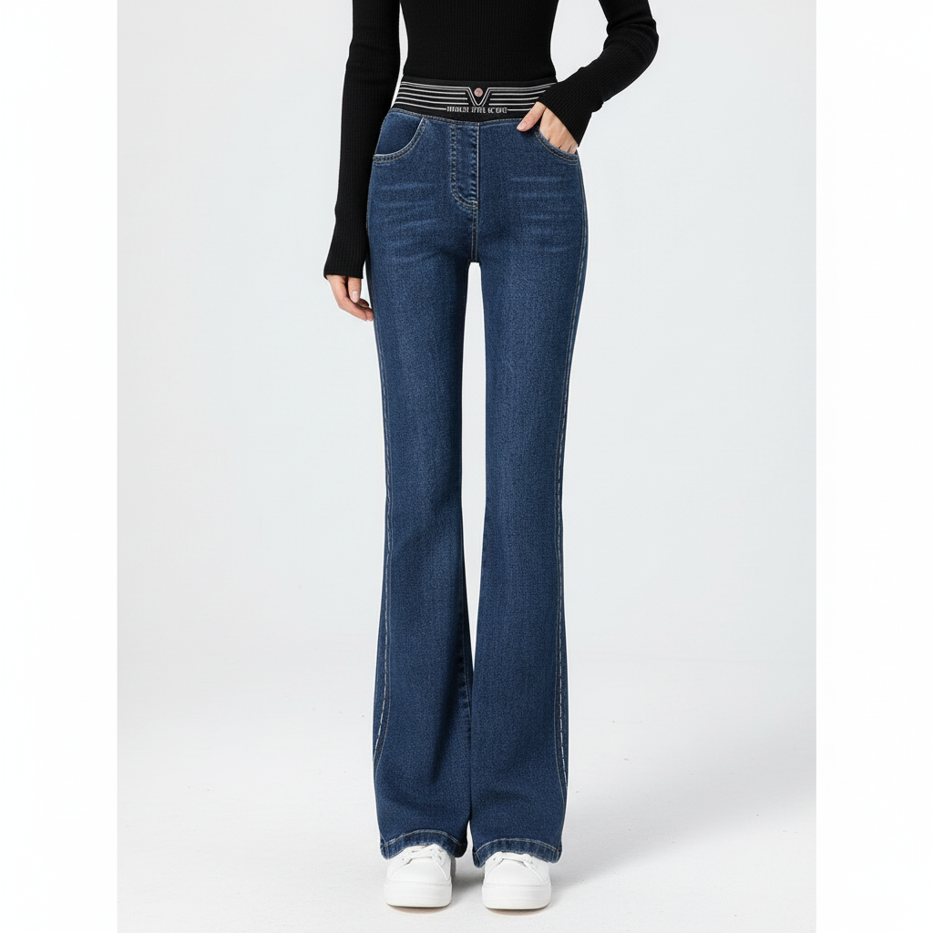 Hochtaillierte Damenjeans - Alicia