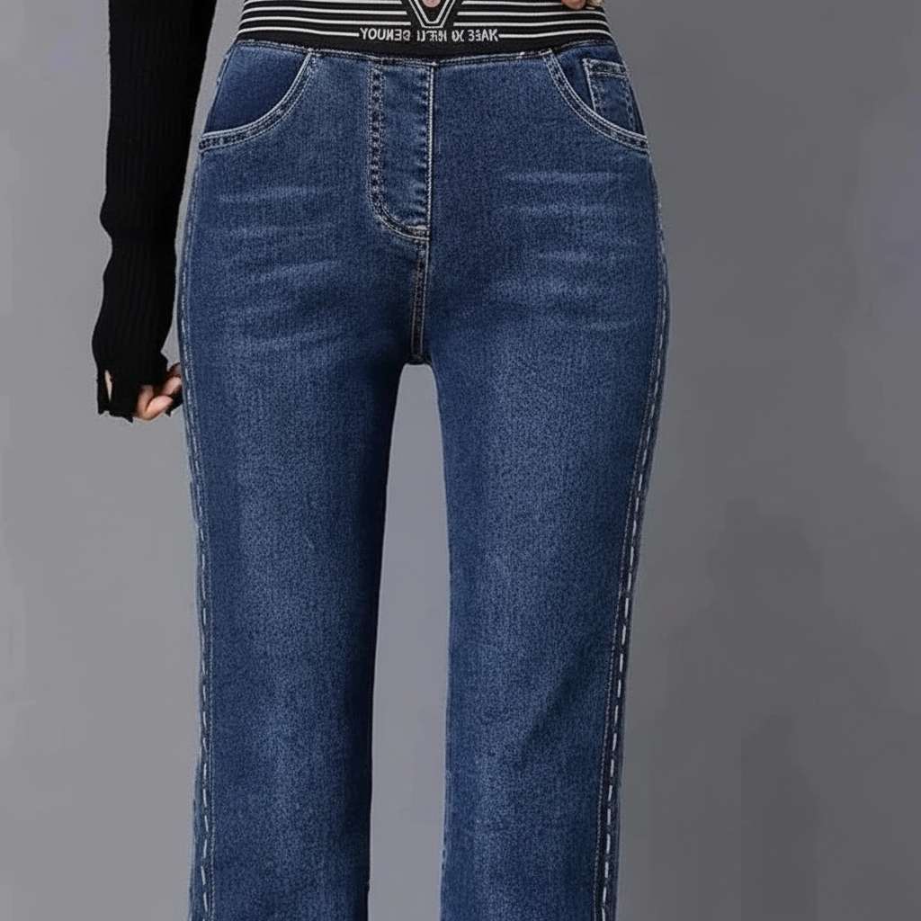 Hochtaillierte Damenjeans - Alicia