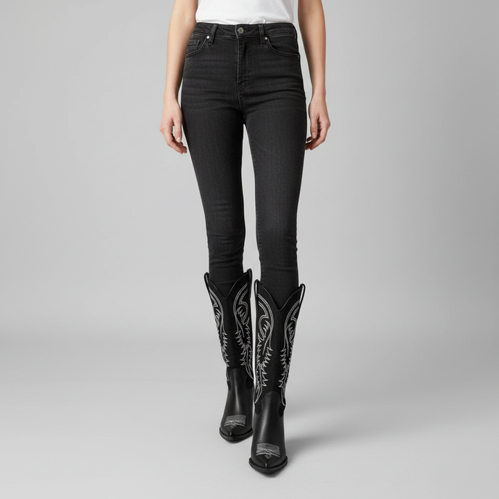 Hochwertige Cowboy-Stiefel - Emma