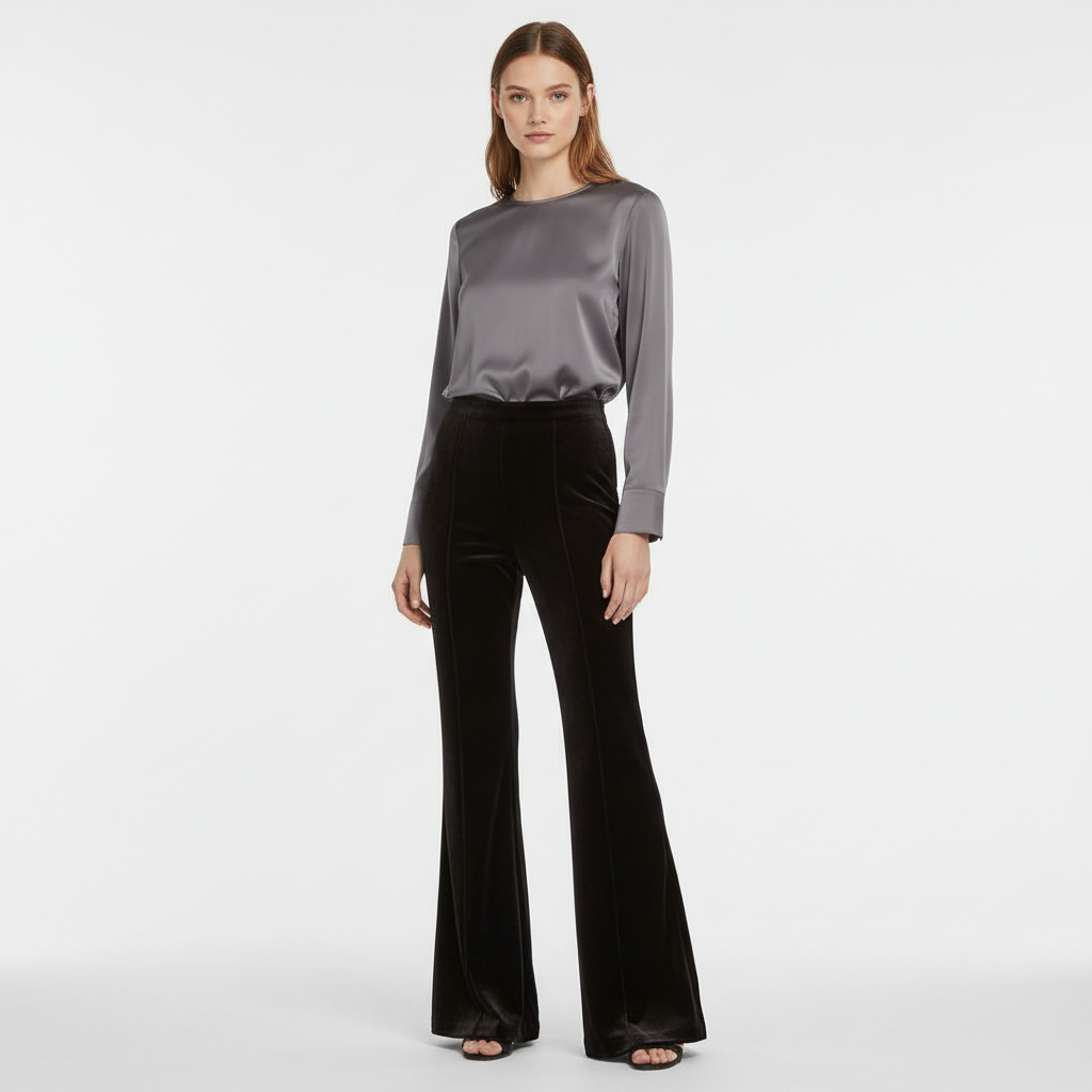 Hochwertige Flared-Hose - Evelynn