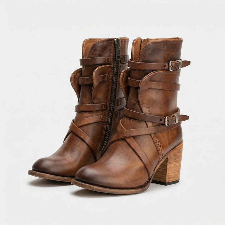 Knöchelhohe Damenstiefelette - Lenia