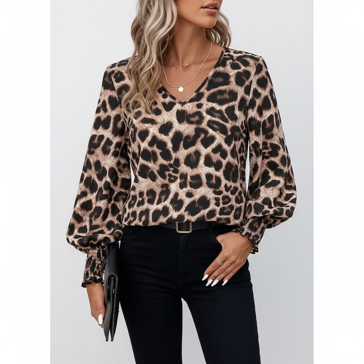 Langärmelige Damesbluse -  Sabine