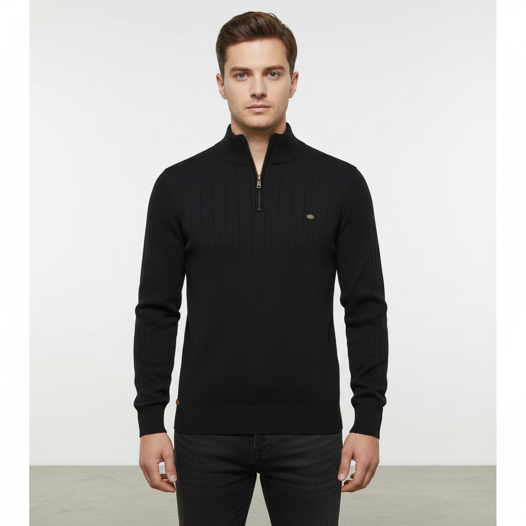 Langärmlige Pullover Mit Reißverschluss - Noah