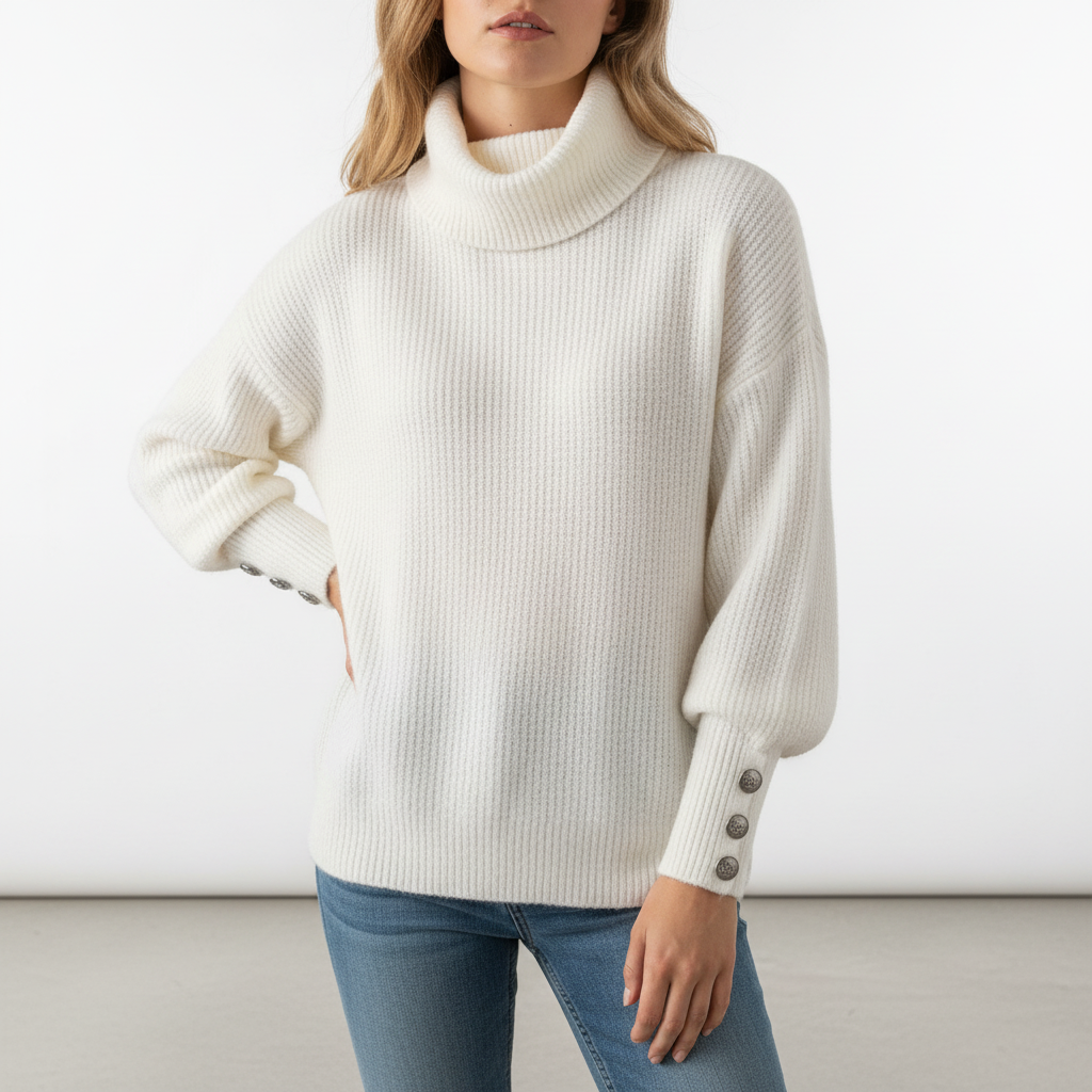 Lange Ärmel Damenpullover - Karin