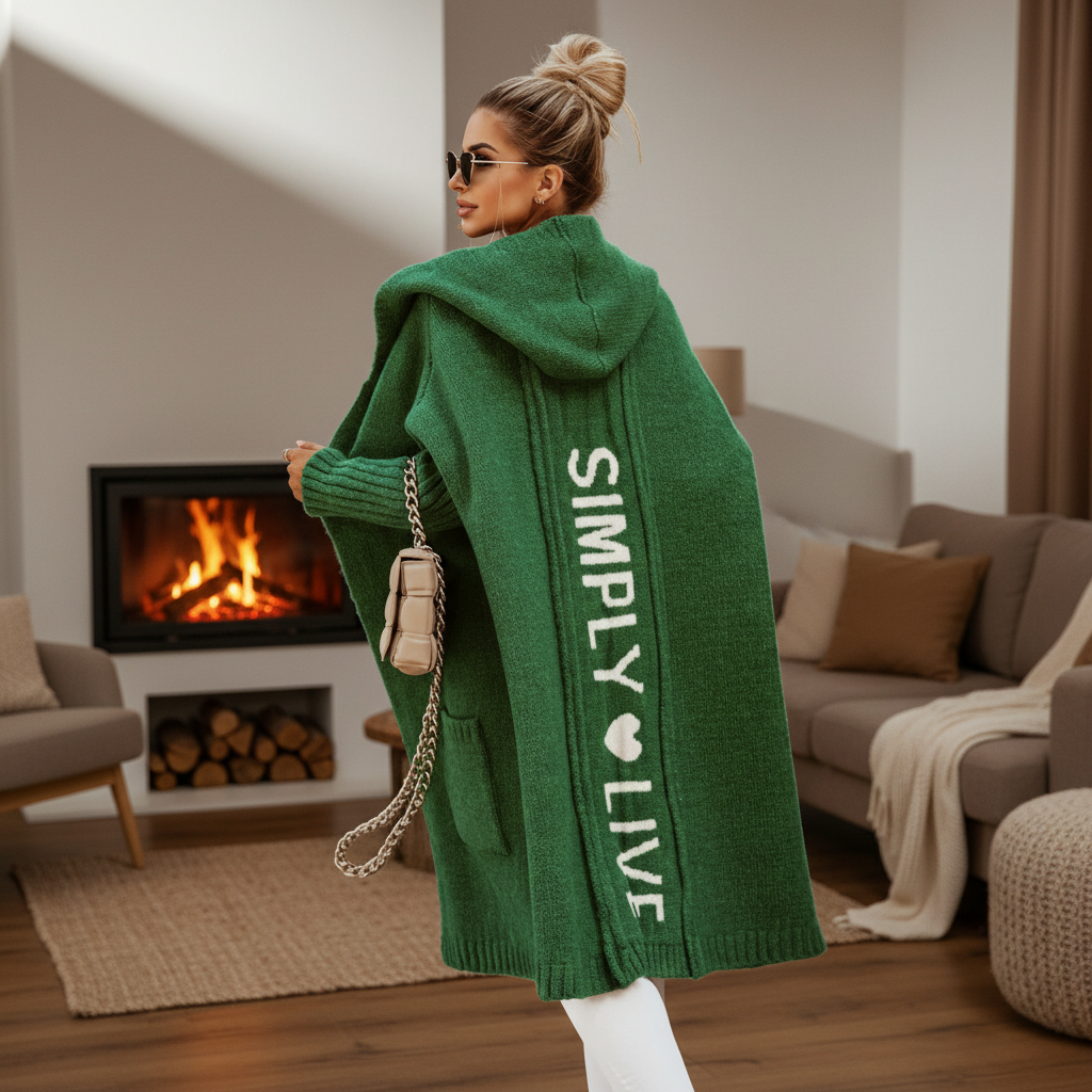 Lange Strickjacke - Valentina