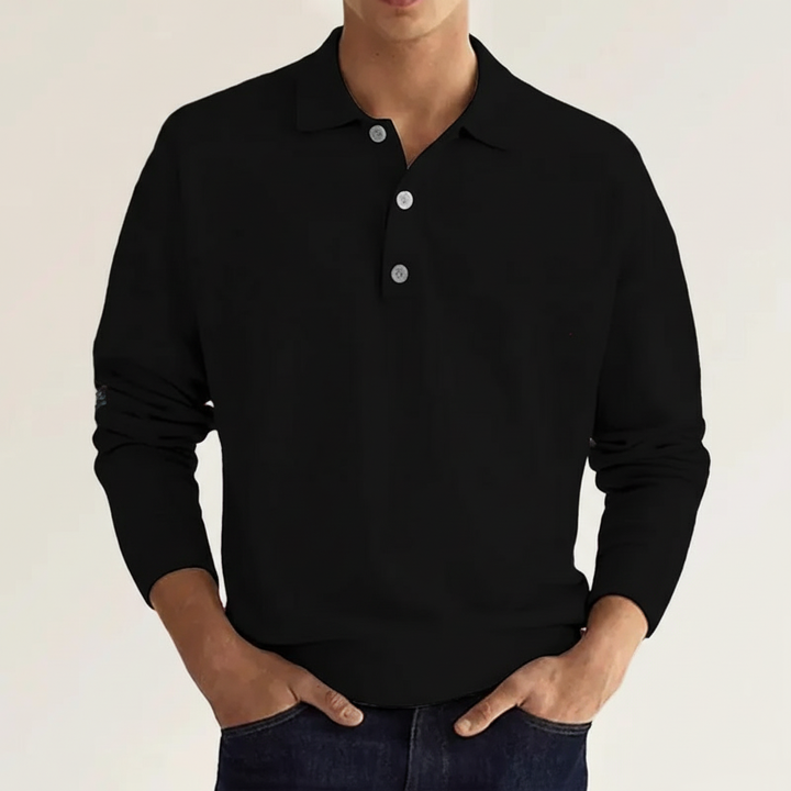 Langarm Polo Für Herren - Oskar