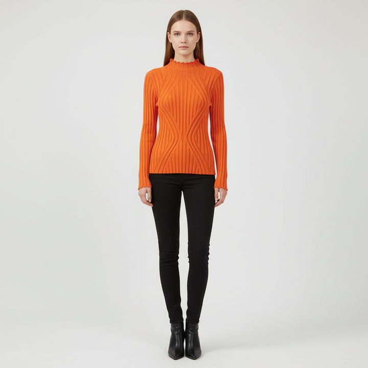 Langer Strickpullover -  Lilly