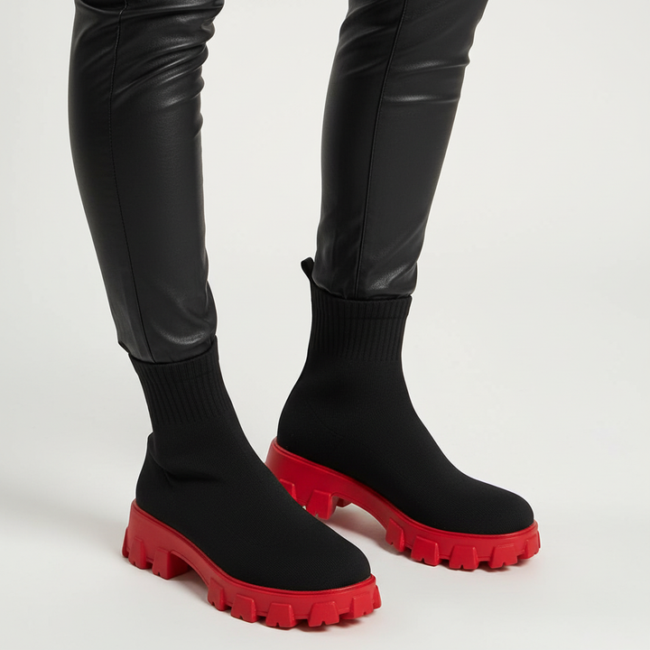 Moderne Plattform-Boots - Victoria