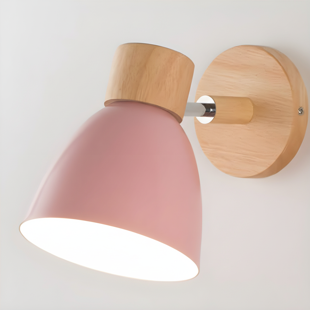 Nordische Holz Wandleuchte - WoodLuma