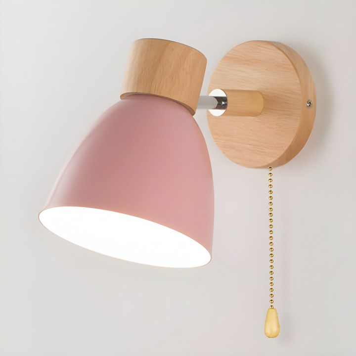 Nordische Holz Wandleuchte - WoodLuma
