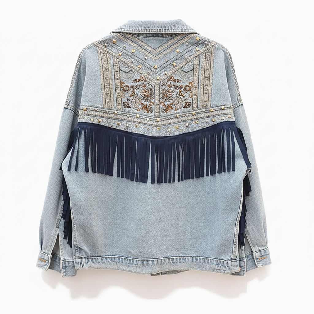 Oversized Denimjacke -  Theresa
