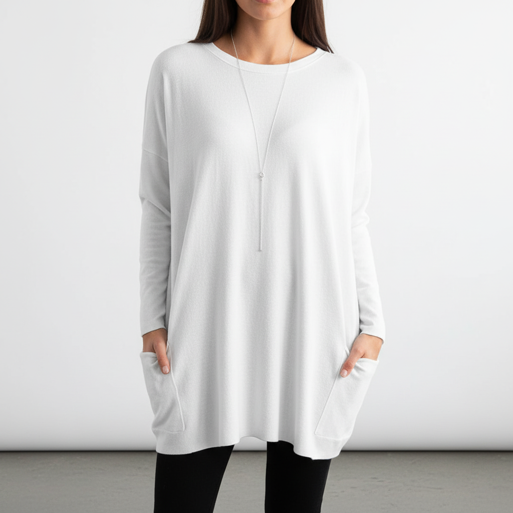 Oversized Schnitt Damenpullover - Marlene