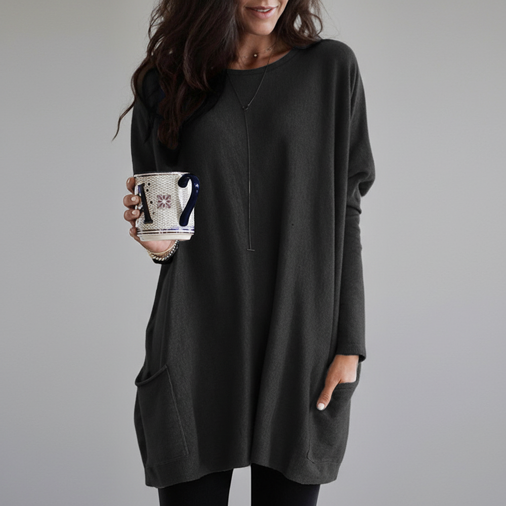 Oversized Schnitt Damenpullover - Marlene