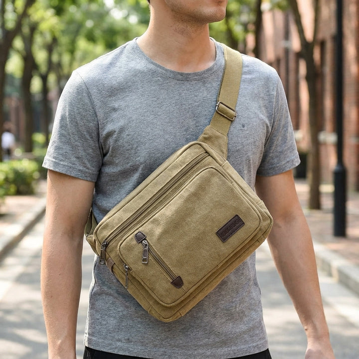 Retro Canvas Schoudertas - Urbanity