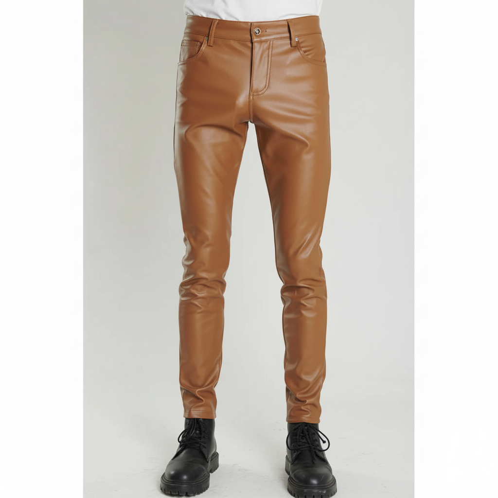 Skinny Fit Lederhose -  Heinrich