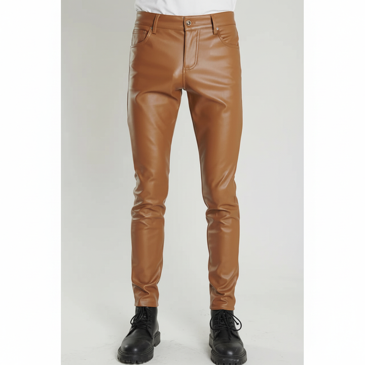 Skinny Fit Lederhose -  Heinrich