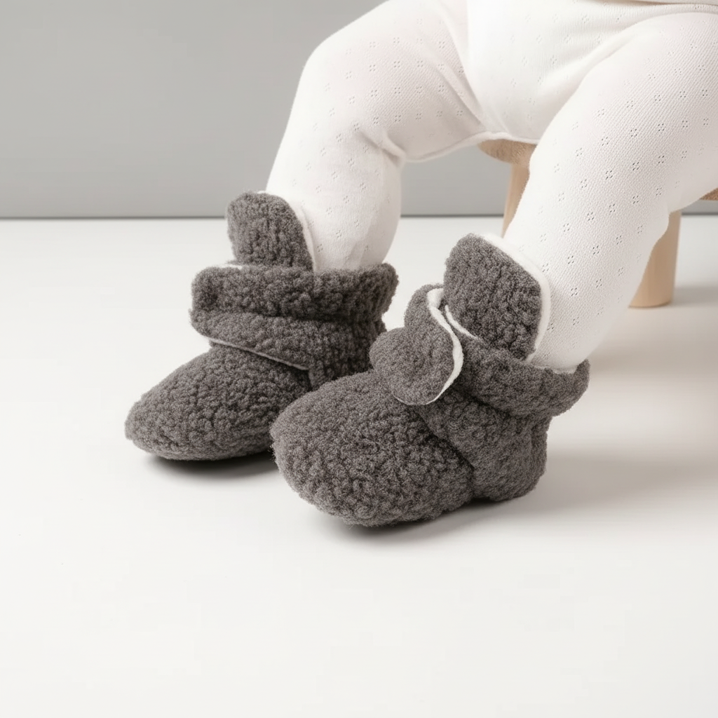 Slofsokjes Aus Teddystoff - SnuggleBoots