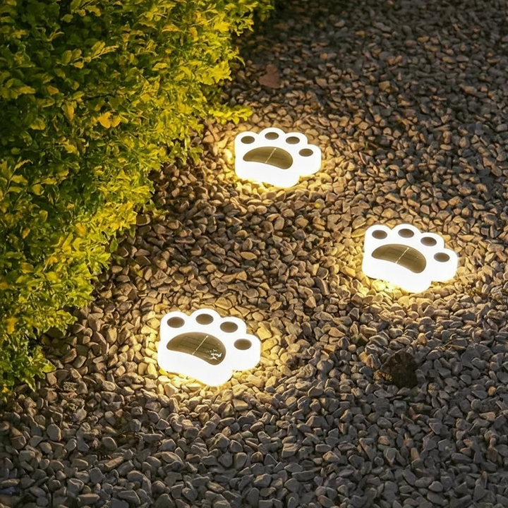 Solarbetriebene Gartenleuchte - PawGlow