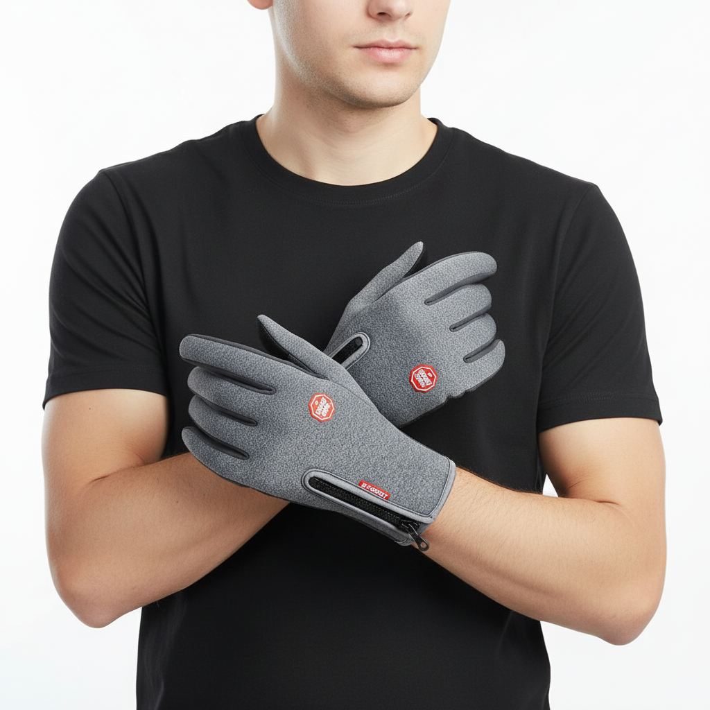 Spatwasserfeste Handschuhe Mit Reissverschluss - TouchFrost