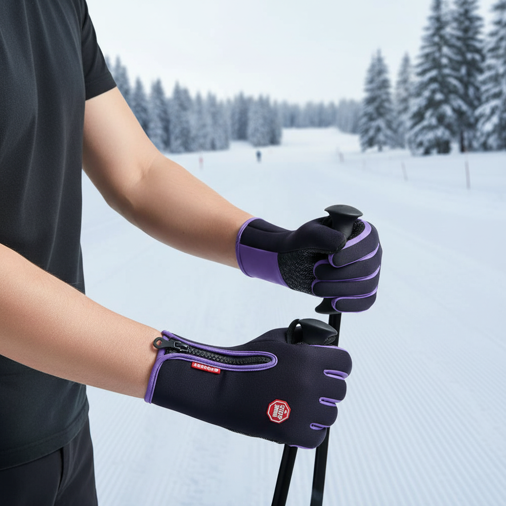 Spatwasserfeste Handschuhe Mit Reissverschluss - TouchFrost
