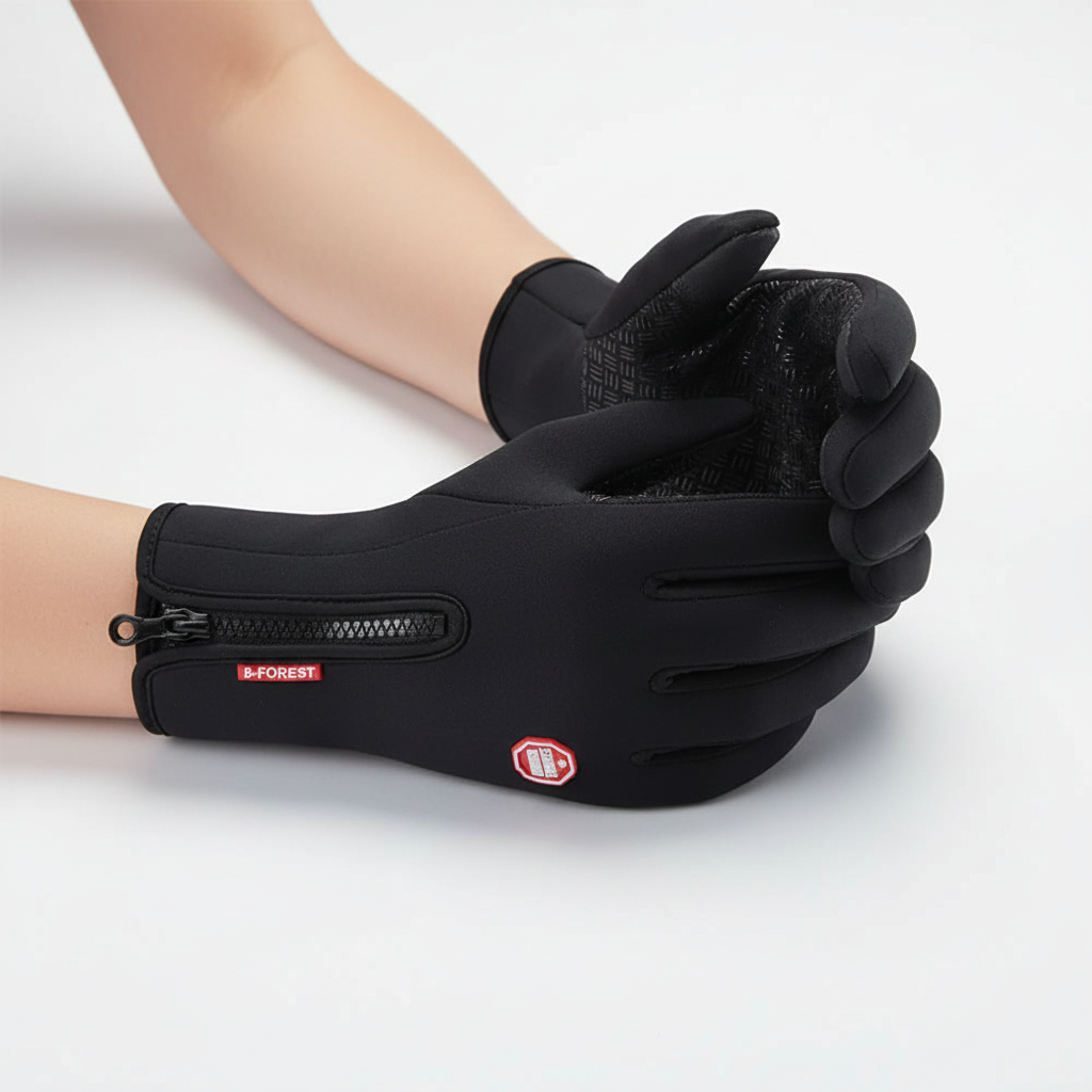 Spatwasserfeste Handschuhe Mit Reissverschluss - TouchFrost