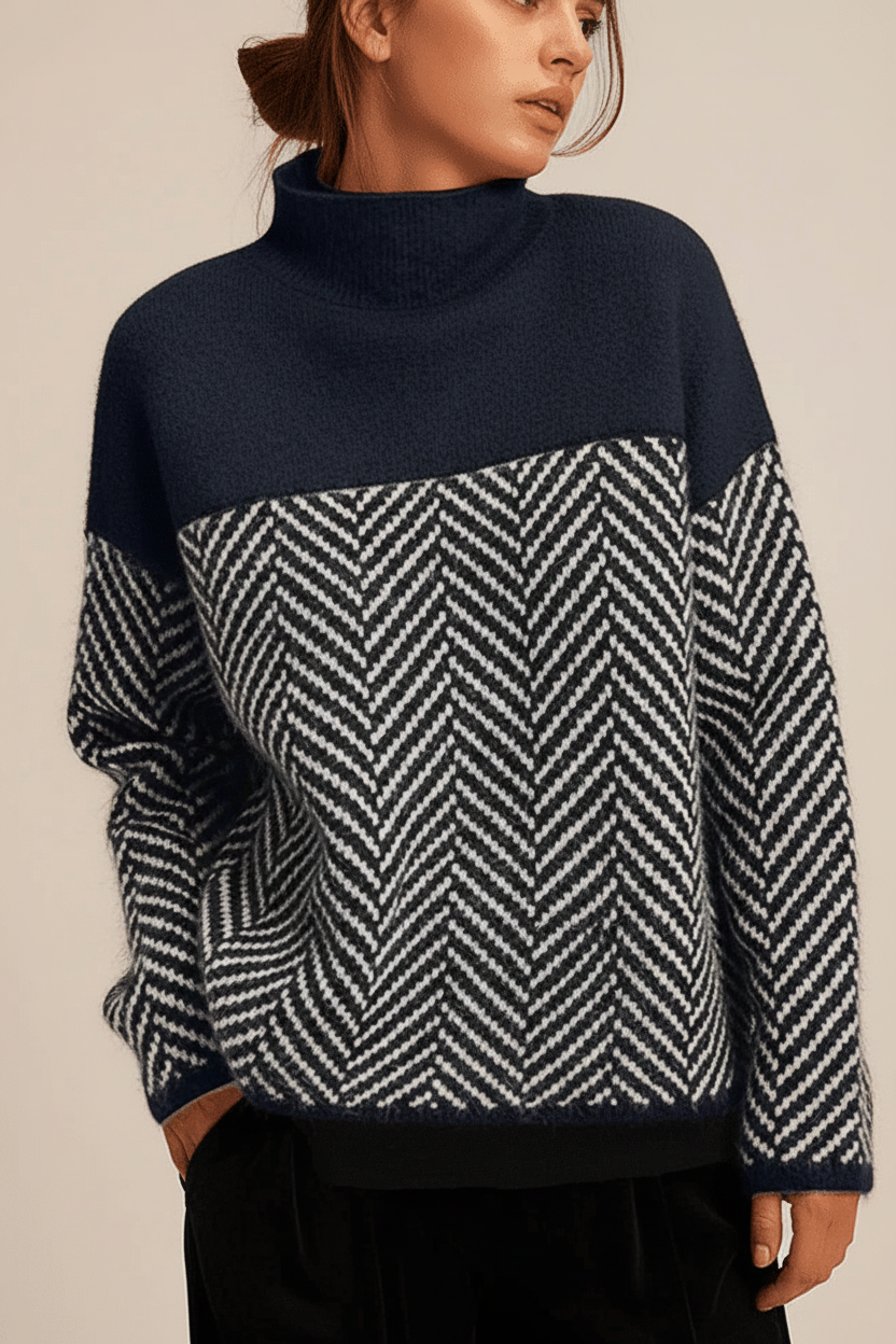 Strickpullover Mit Stehkragen - Felina